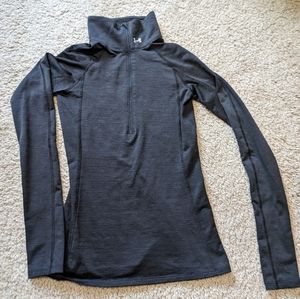 Under Armour Womens Cold Gear Half Zip - XS, Black